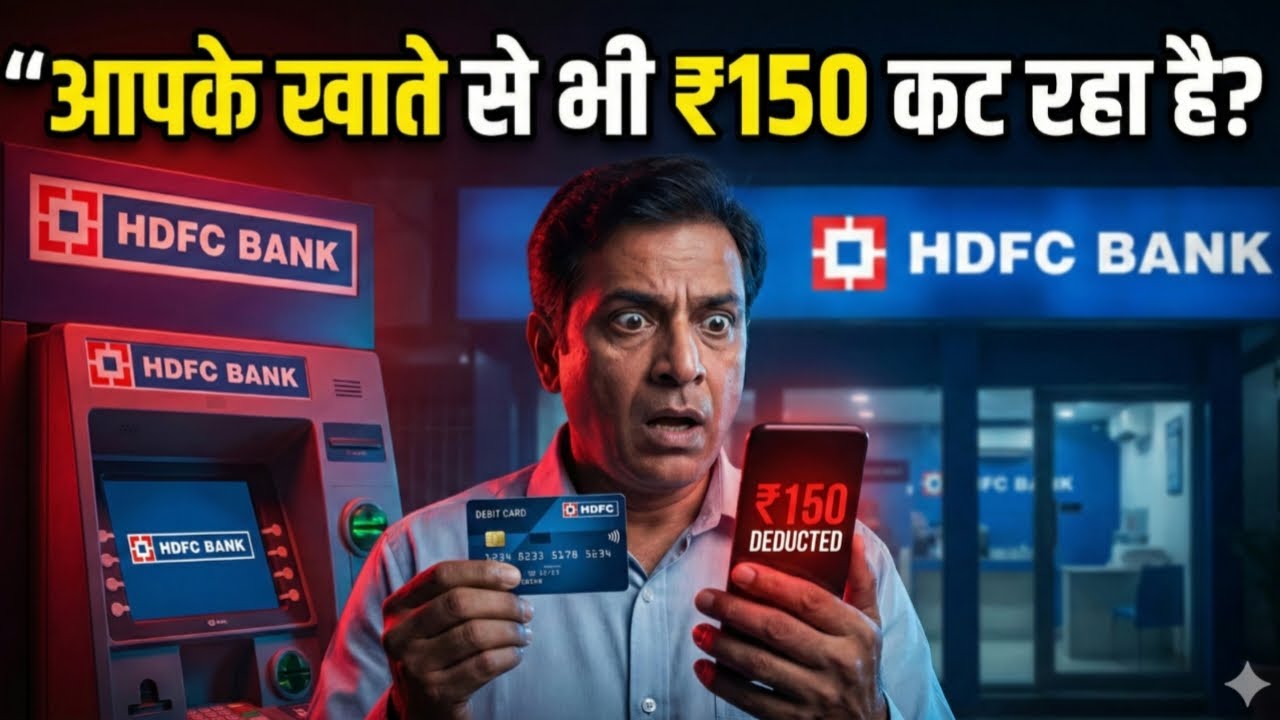 HDFC Inter Branch Cash Charges Kya Hai? ₹150 + GST ​​Full Explain