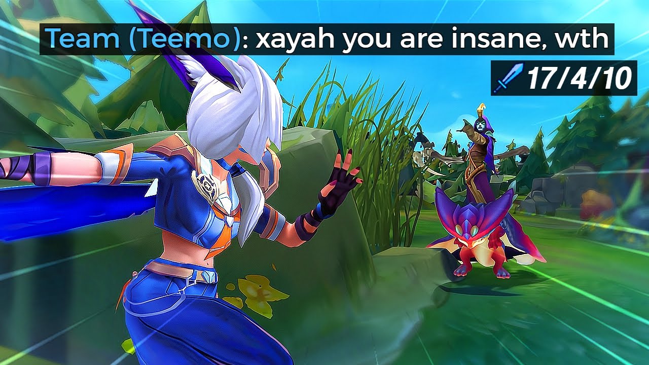 Getting 2 Triple-Quadrakills In This Game As Xayah!