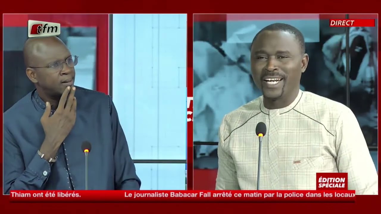 R&eacute;action de Khalifa DIAKHATE sur l'arrestation de Babacar FALL et de Maimouna NDOUR FAYE