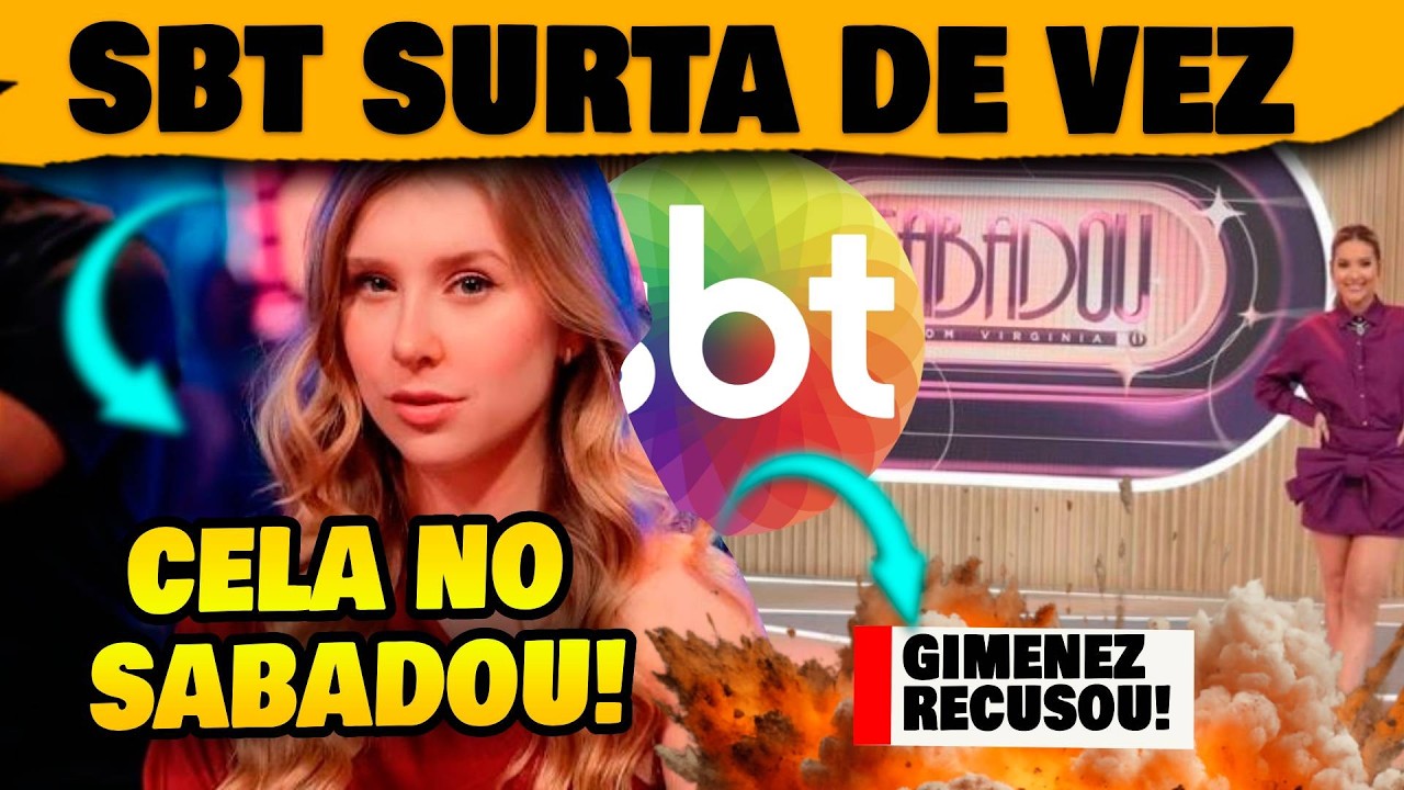 🚨SBT surta de vez e quer Cela para substituir Virginia Fonseca após Luciana Gimenez recusar proposta