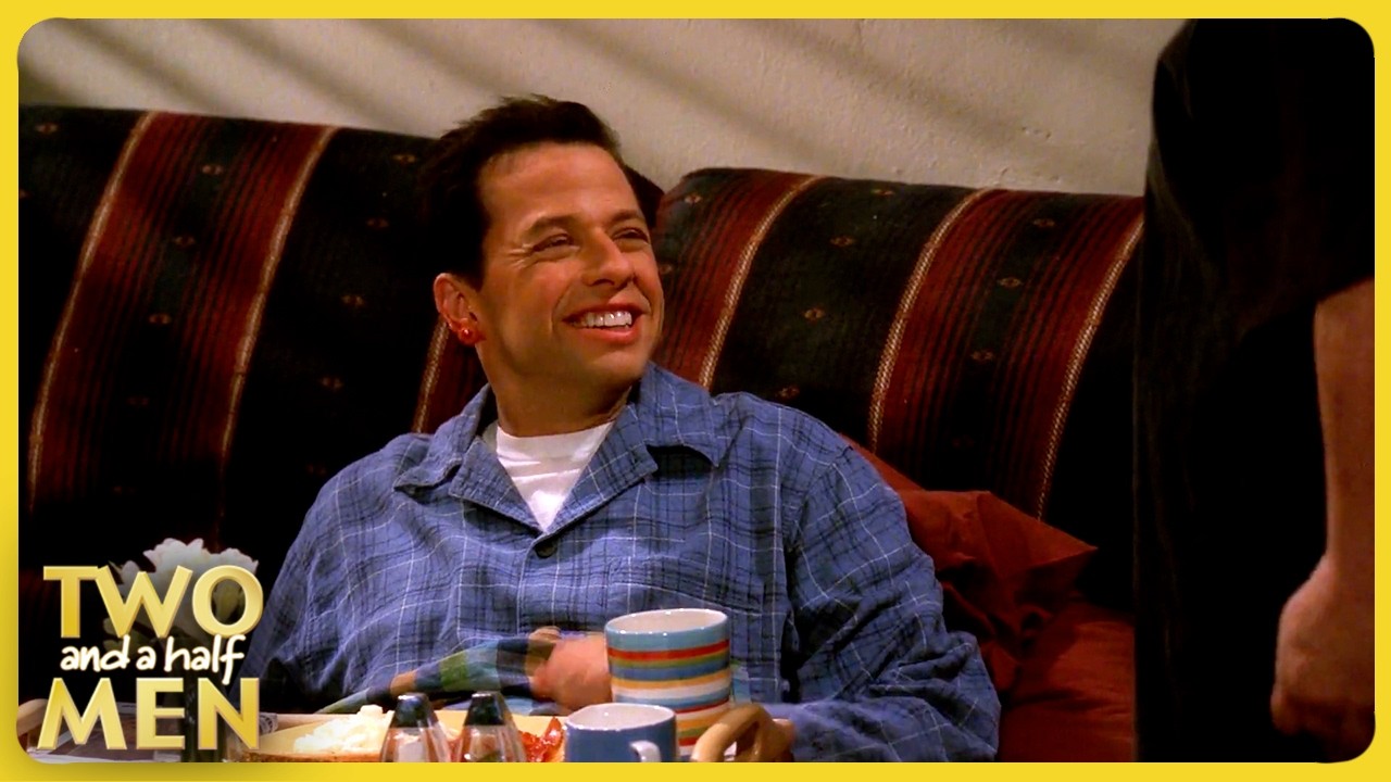 Berta Makes Breakfast in Bed for Alan | Two and a Half Men