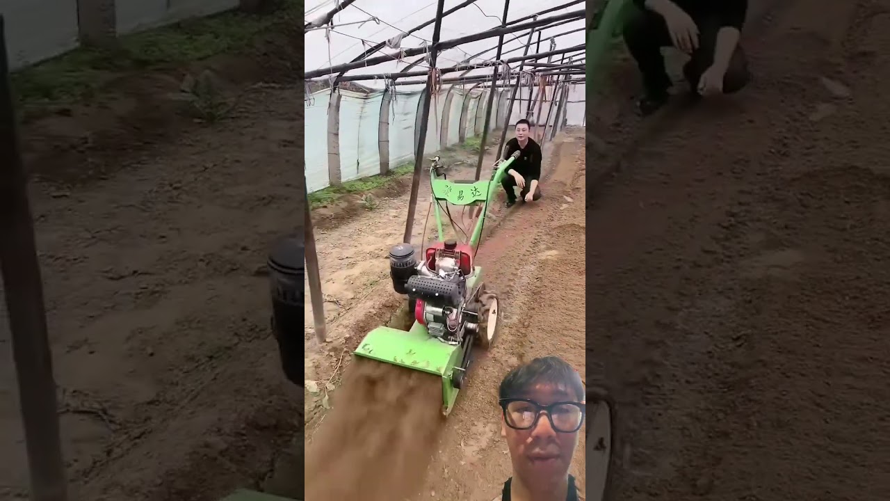 Máy cày chạy xăng mini 
