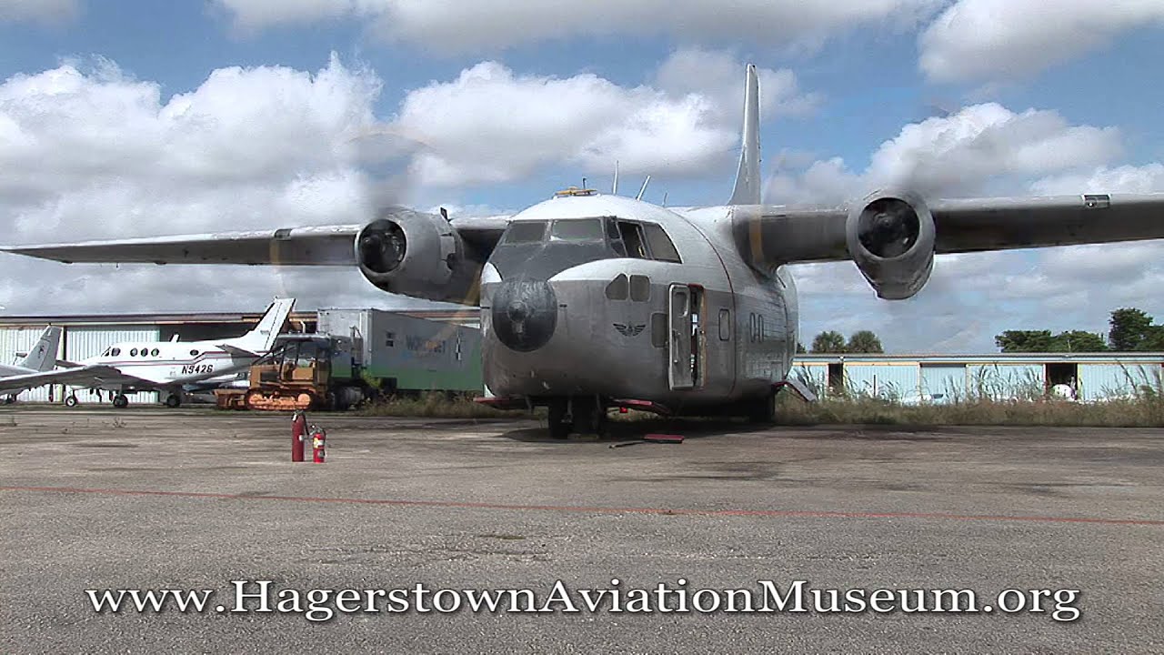 Fairchild C-123 Engine Start and Run Test