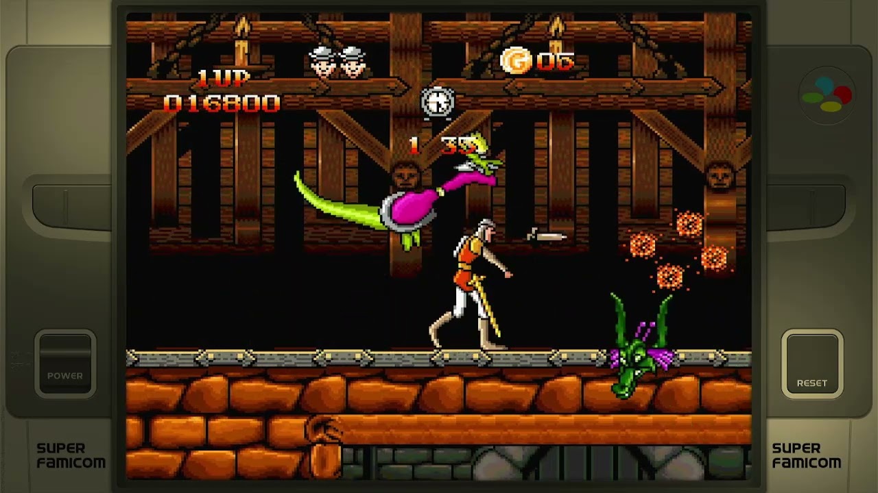 Dragon's Lair Super Nintendo Super Famicom (SNES) Emulated