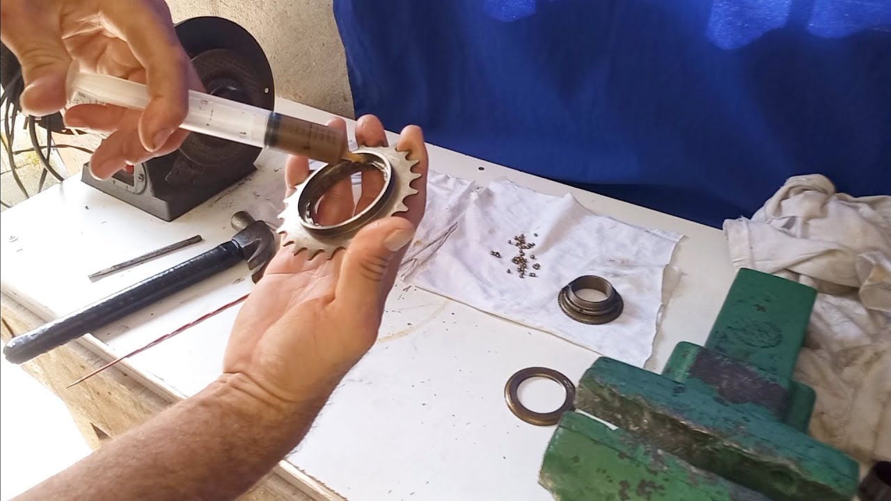 como fazer a manutenção de sua catraca em casa (roda livre) da bike