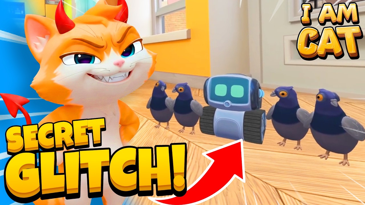 I GLITCHED PIGEONS into GRANNY's HOUSE! in I AM CAT VR!
