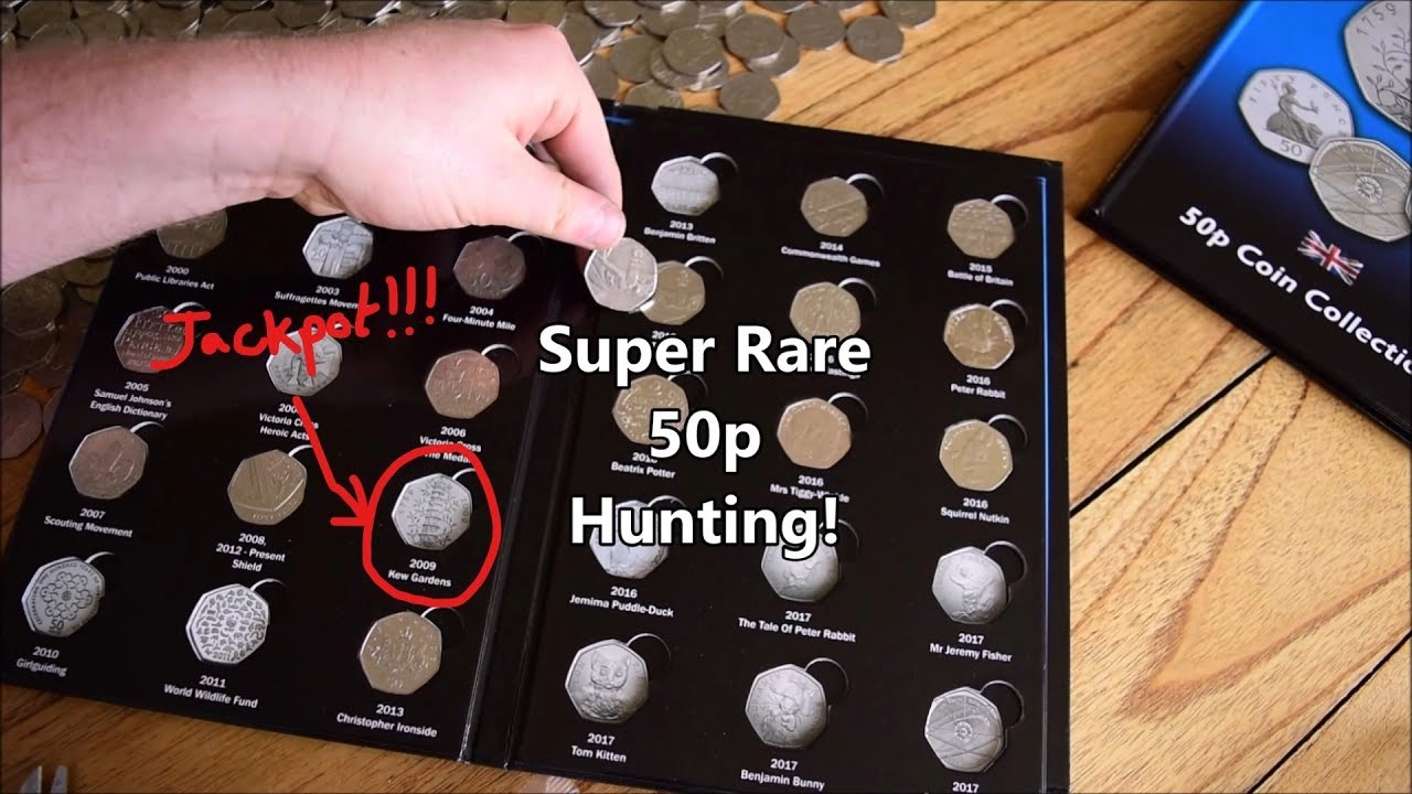 Searching for Rare and Valuable 50p's - Coin Roll Hunting in the UK!