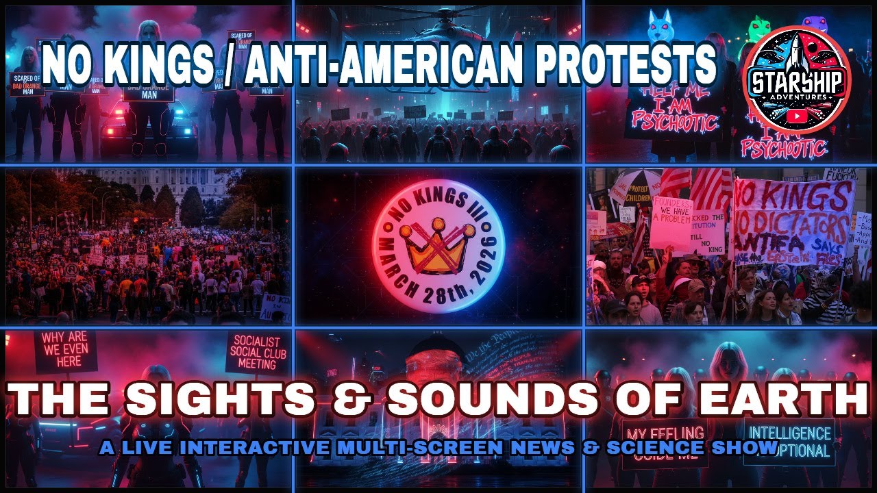 🔴LIVE NO KINGS Protests MULTISCREEN  - Watching the Anti-American Circus Take Over the Streets