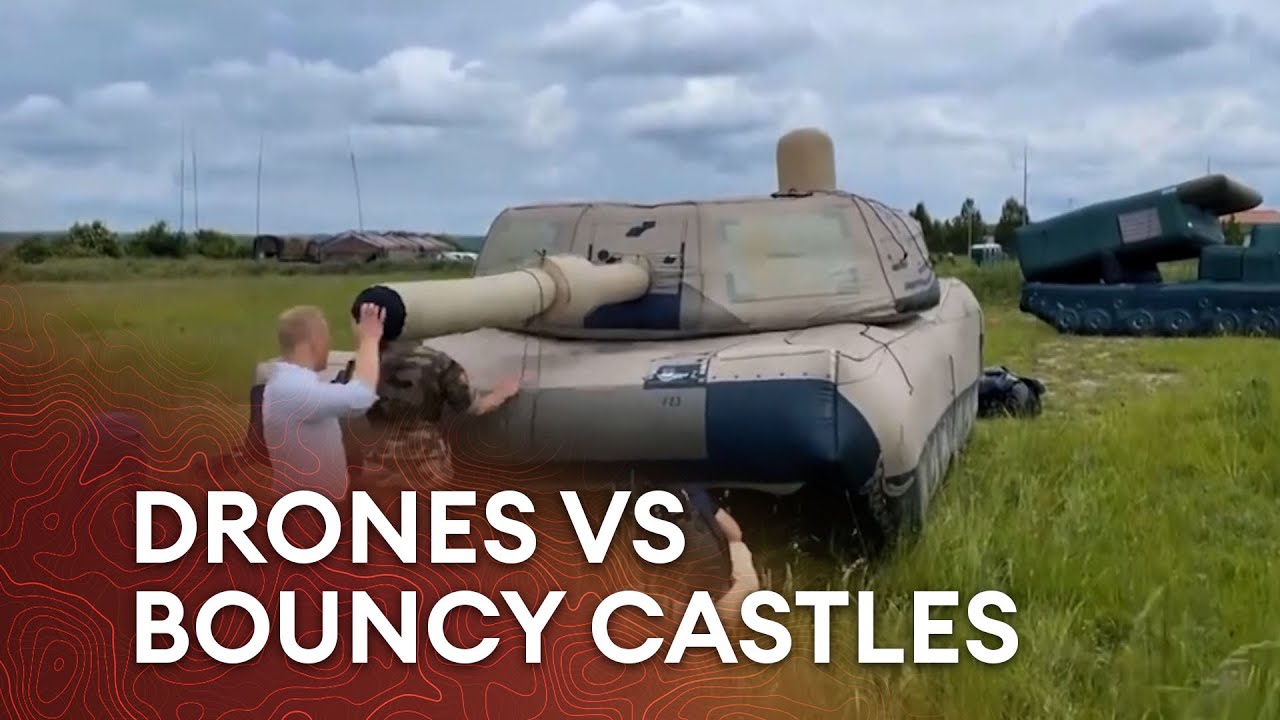 Bouncy castles and battlefield deception: Meet Ukraine’s inflatable army