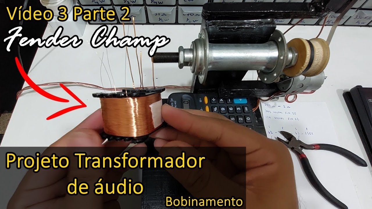 AMPLIFICADOR VALVULADO-Construa seu segundo amp!💡|Champ 5F1|Projeto Trafo de áudio|Vídeo 3 parte 2🔊