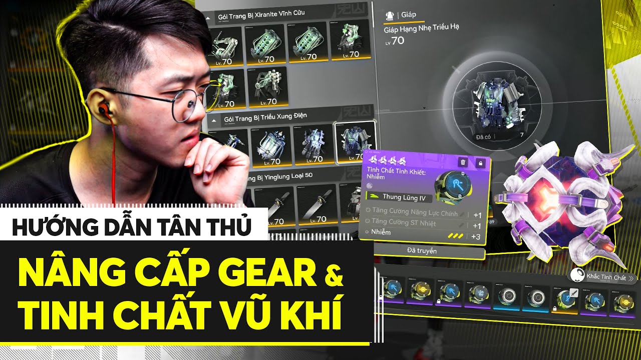 Hướng Dẫn Nâng Cấp Gear và Tinh Chất Vũ Khí - Arknights Endfield!