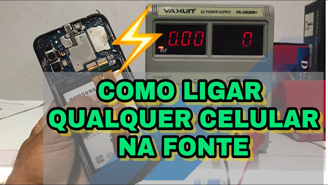 COMO LIGAR QUALQUER CELULAR NA FONTE