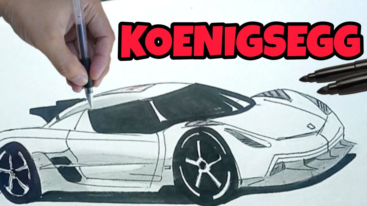 How to DRAW an KOENIGSEGG 
