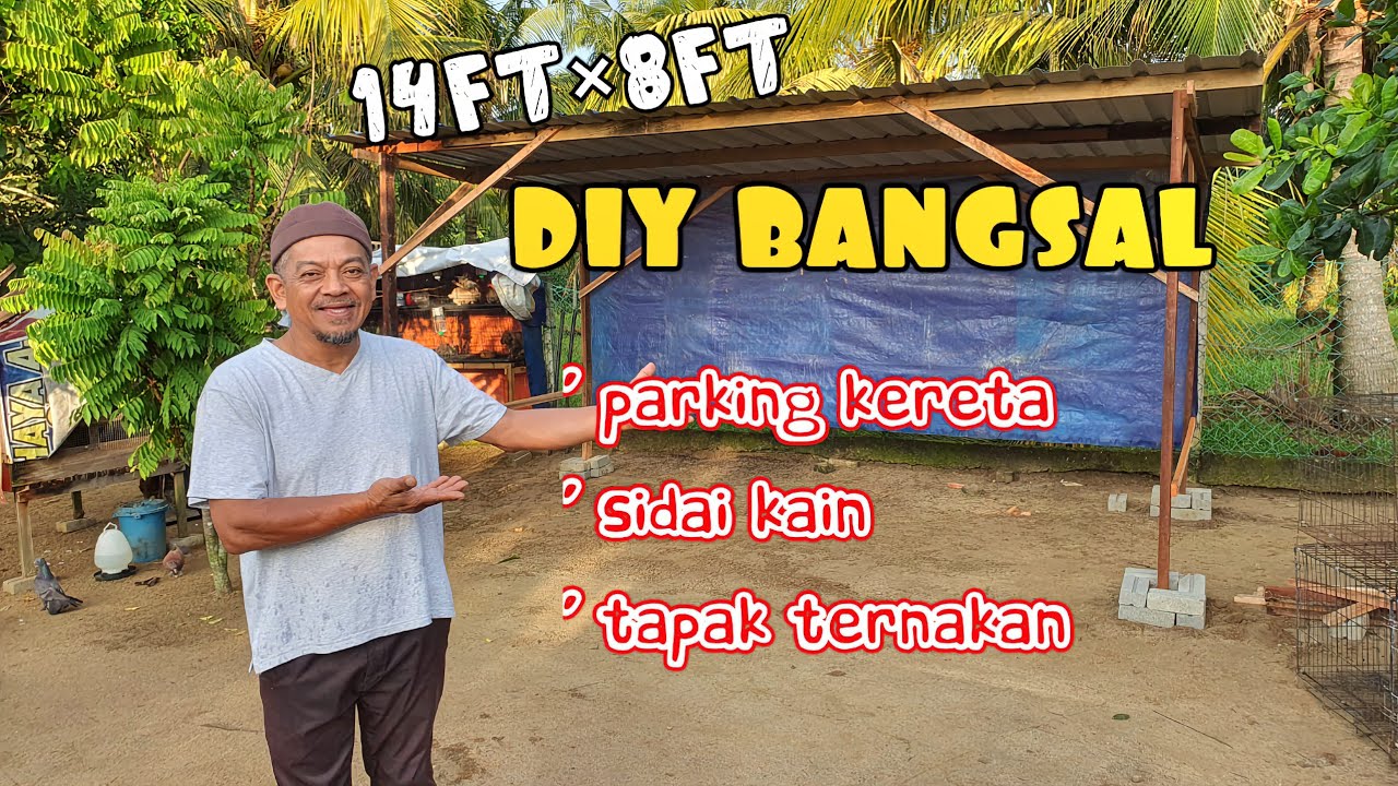 ✅️ DIY BANGSAL SERBAGUNA YANG PRAKTIKAL DAN MUDAH UNTUK PELBAGAI KEGIATAN