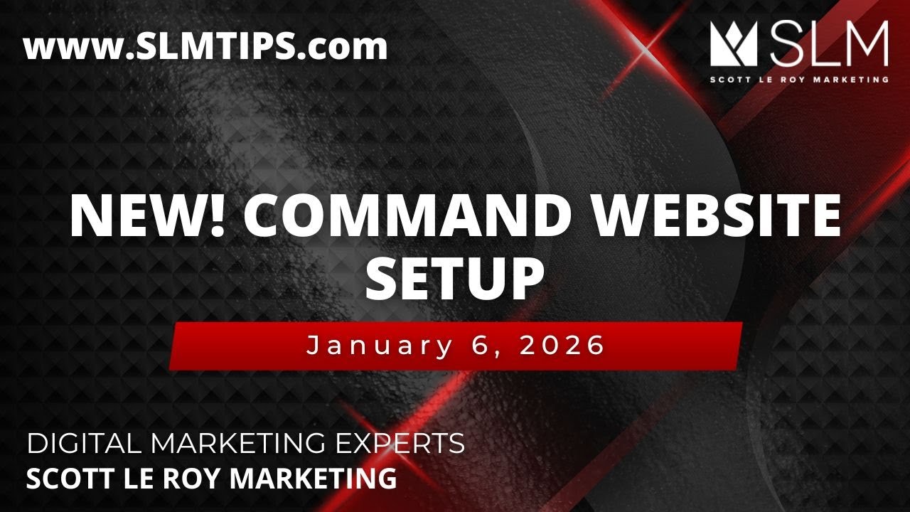 NEW! Command Website Setup 1/6