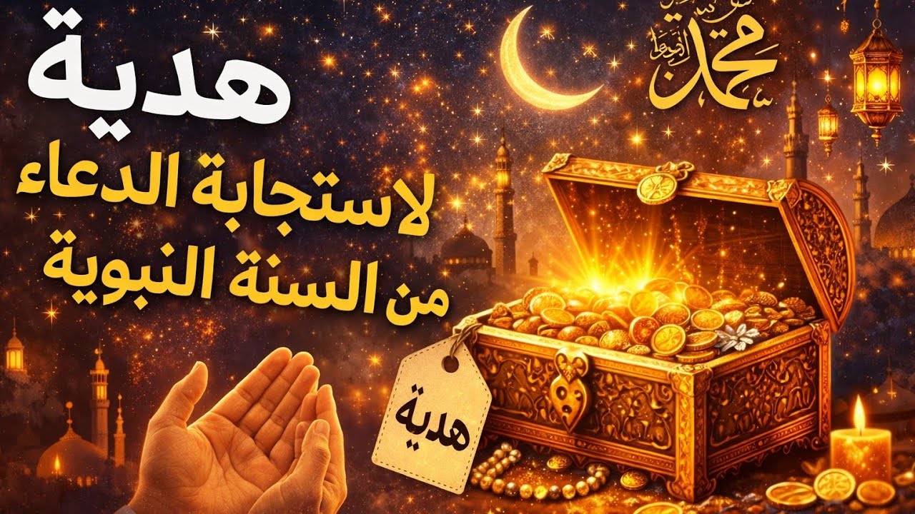 اقسم بالله استجاب الله لدعائى بهديه اقسم عليها رسول الله انها مستجابه بها الدعاء 