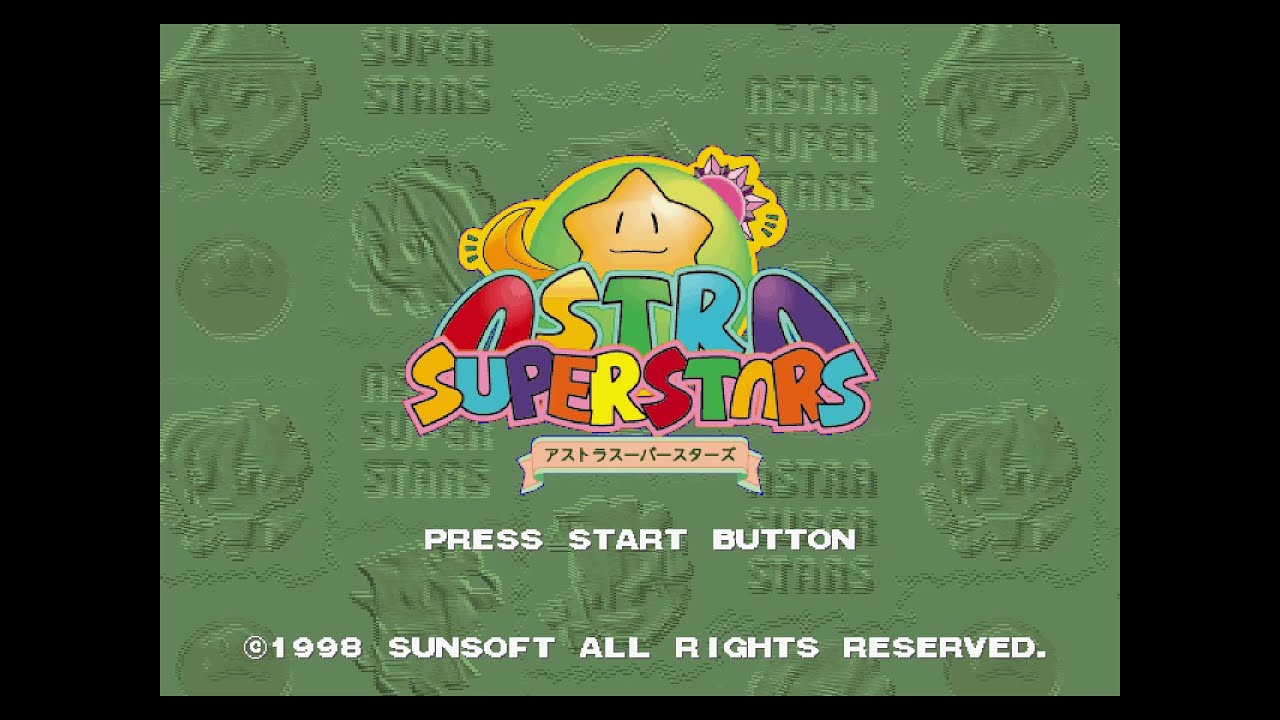 Astra Superstars (アストラスーパースターズ). [Saturn]. 1CC Playthrough. 1080p. 60Fps.