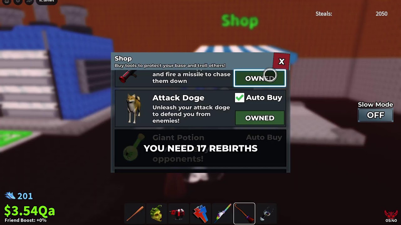 Steal a brainrot trading