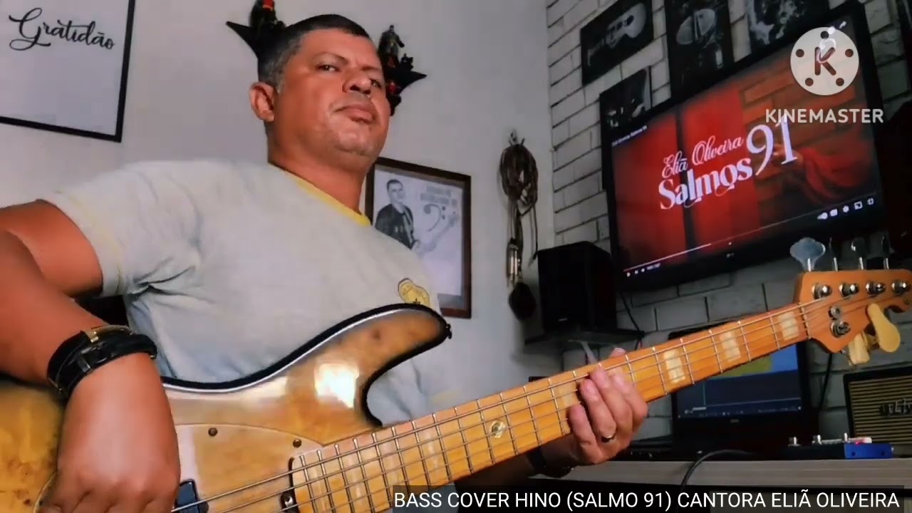 Bass Cover Hino Salmo 91 Cantora - Eliã Oliveira @cantoraeliaoliveira