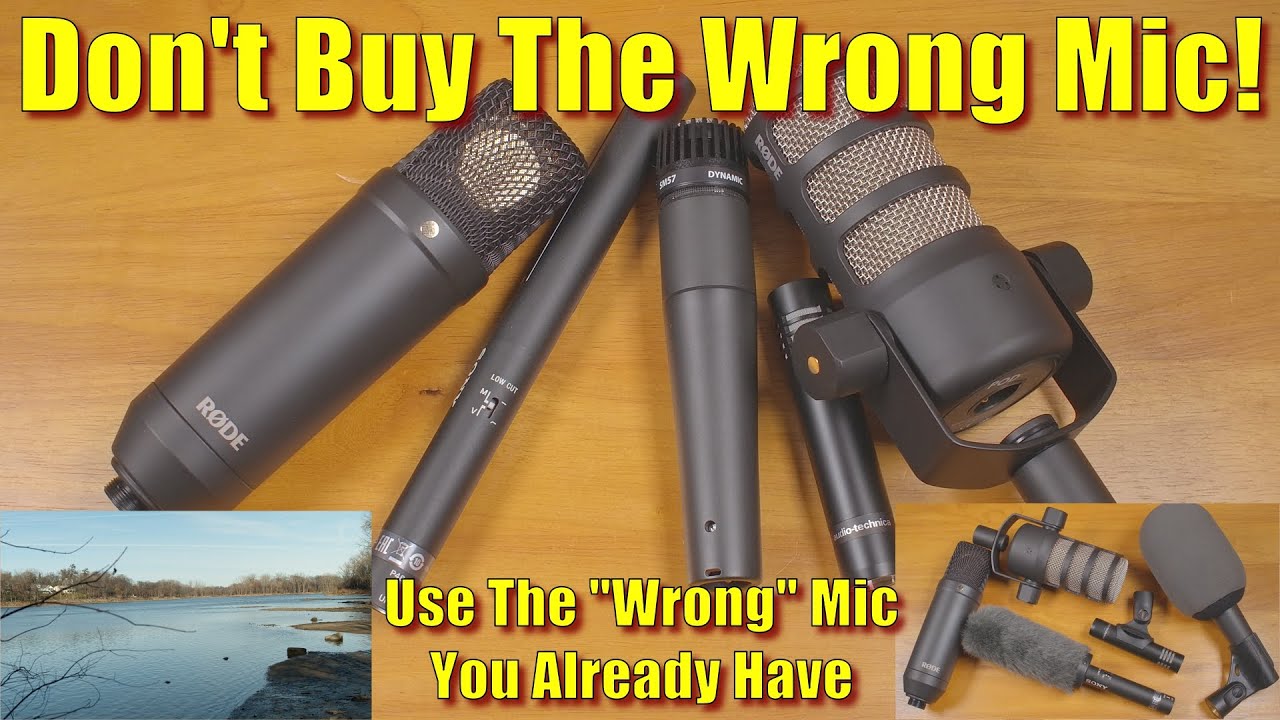 5 Very Different Microphones Compared In Different Conditions