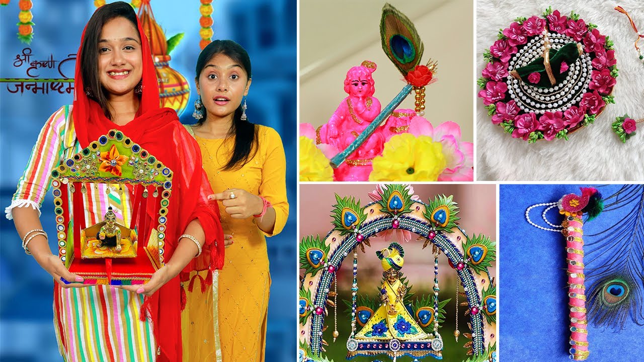Janmashtami Special DIY & Decoration | Beautiful & Easy Janmashtami DIY & Hacks