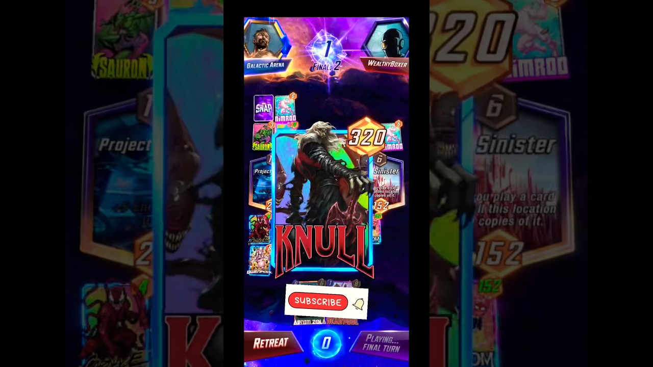 KNULL & VENOM DESTROY DECK IS ABSOLUTELY OVERPOWERED 🤯🔥 | #viral #marvelsnap #gaming #gameplay