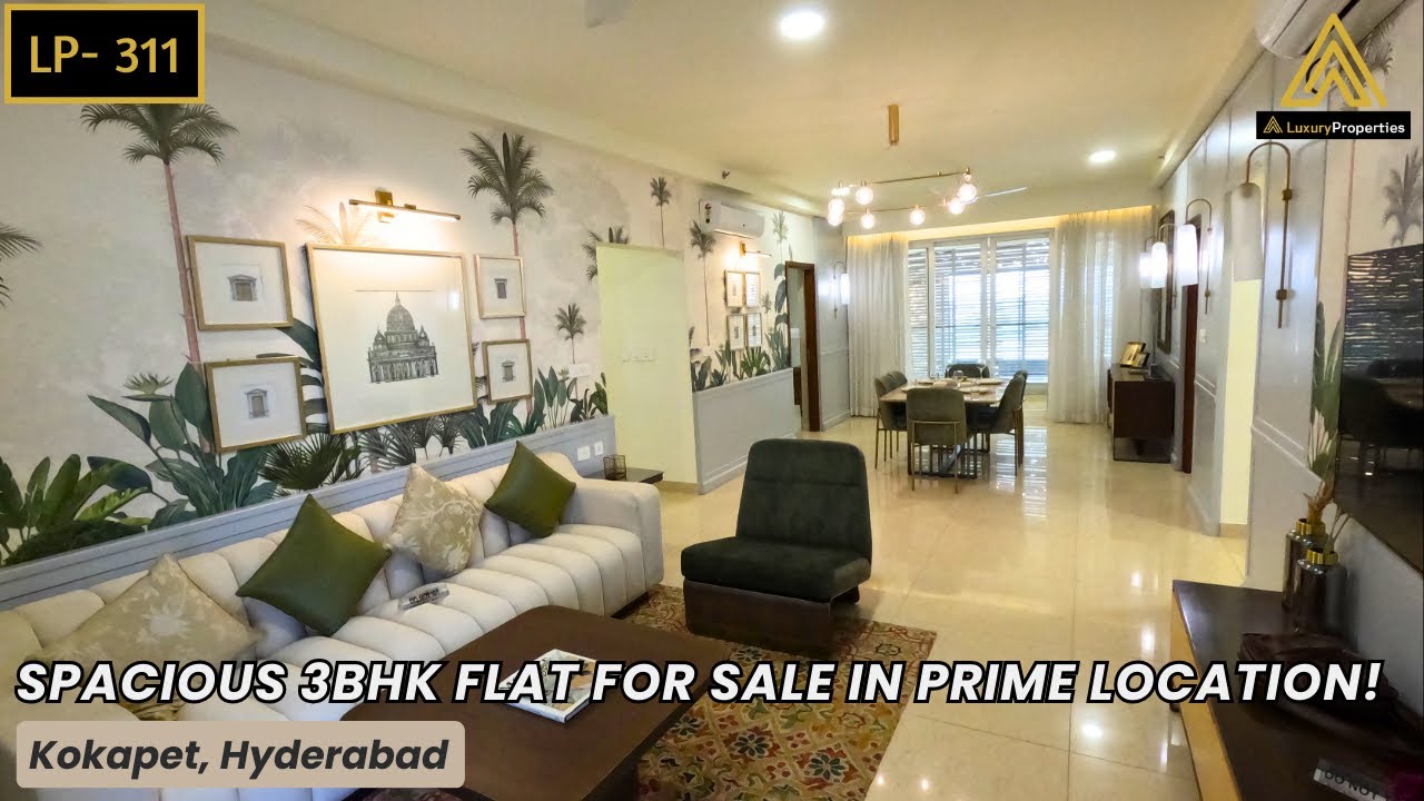 LP 311- 3 bhk flat for sale in Hyderabad gated community | Kokapet | Luxury Properties