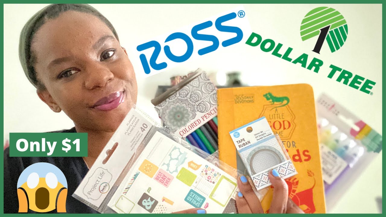 AFFORDABLE BIBLE STUDY and CREATIVE ART JOURNALING SUPPLIES | Ross and Dollar Tree Haul