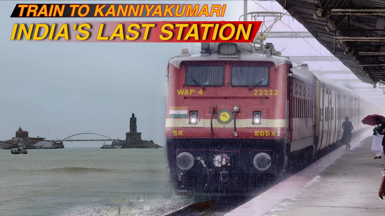 Nagercoil to Kanyakumari Train Journey | Last Railway Station of India
