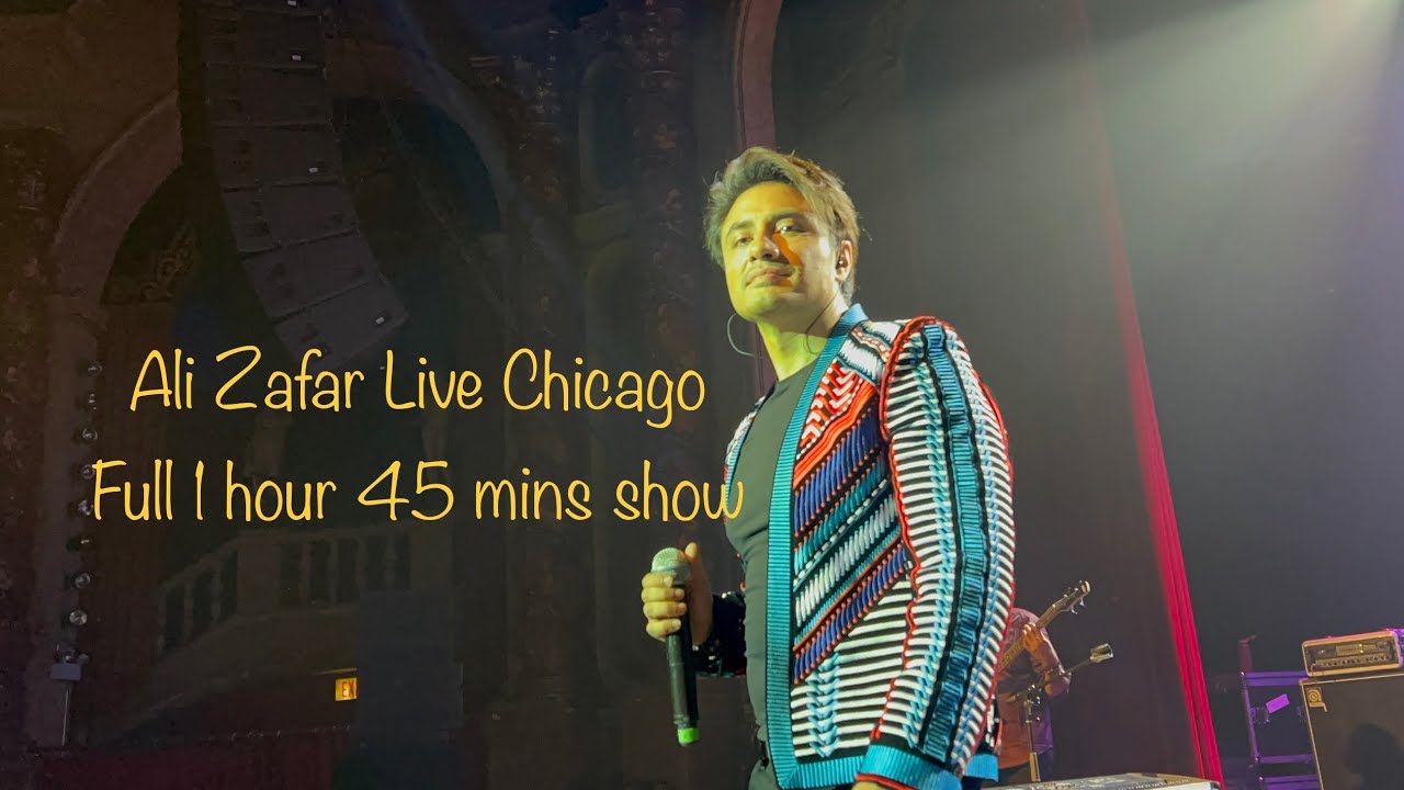Ali Zafar live Chicago Full Show 1hr45mins @buzzmaymusic