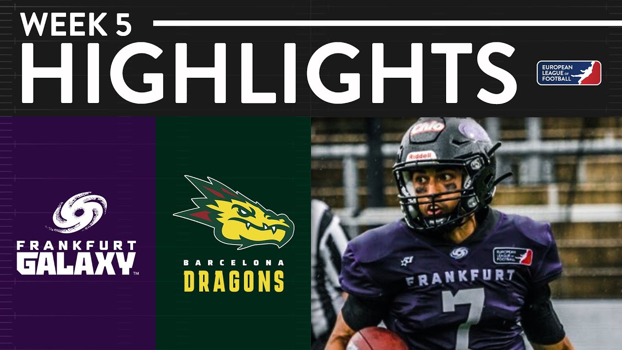 Frankfurt Galaxy VS Barcelona Dragons | Highlights | European League of Football 2021