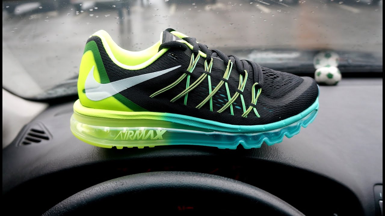 Nike Air Max 2015 Black Volt Hyper Jade