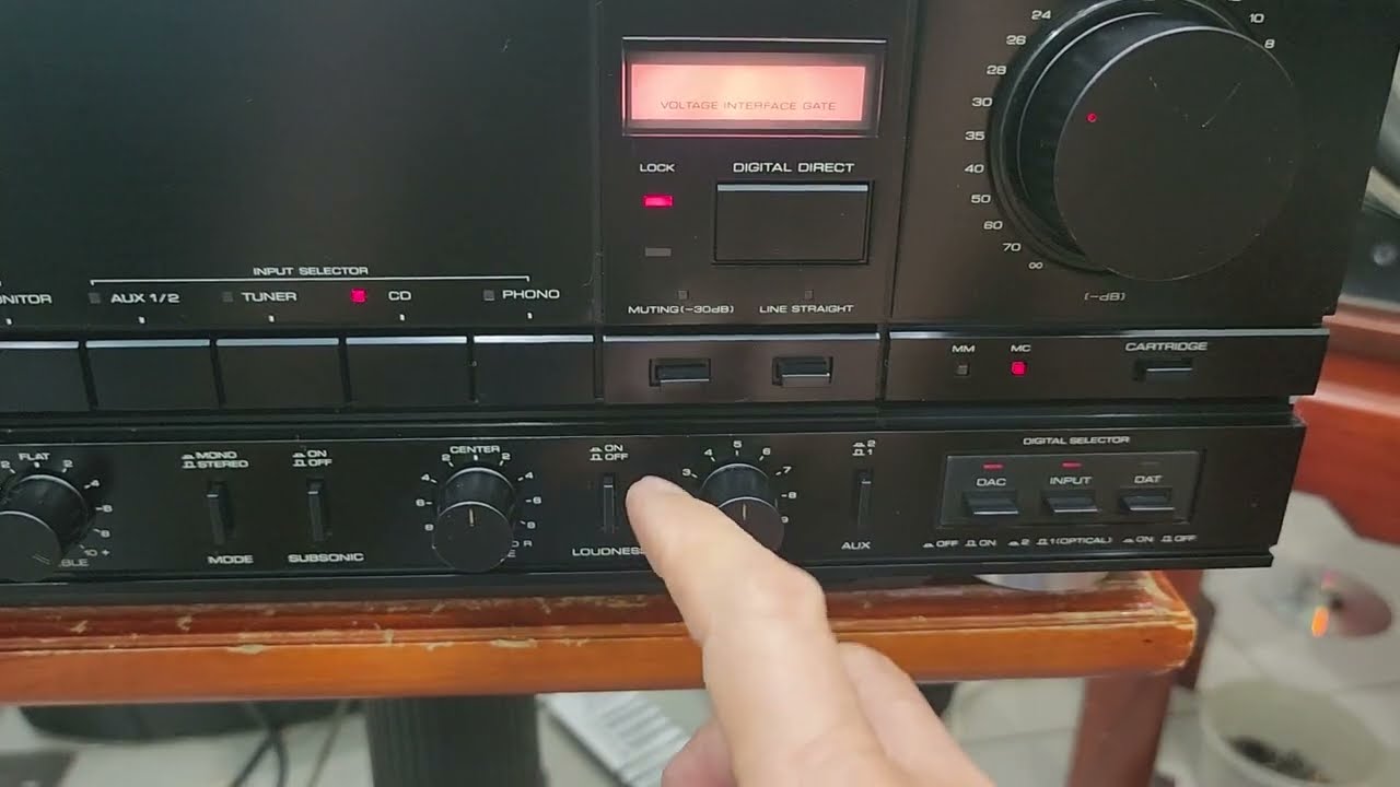 Đã bán.. Amply Kenwood  D 3300A - 430W giải mã DAC, máy đẹp keng
