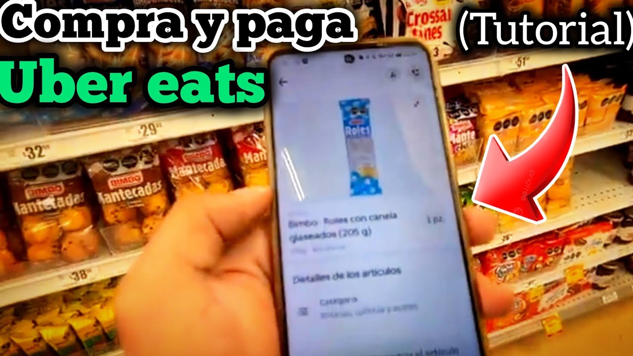 ASÍ se HACE un PEDIDO de COMPRA Y PAGA de UBER EATS 2025 #uber #mexico