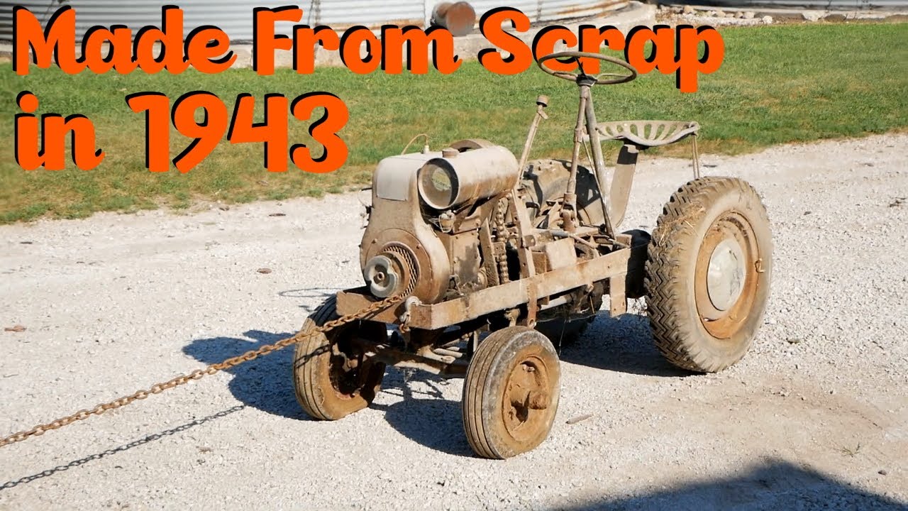 Will This Homemade WW2 Era Garden Tractor Run After 20 YEARS Abandoned!?