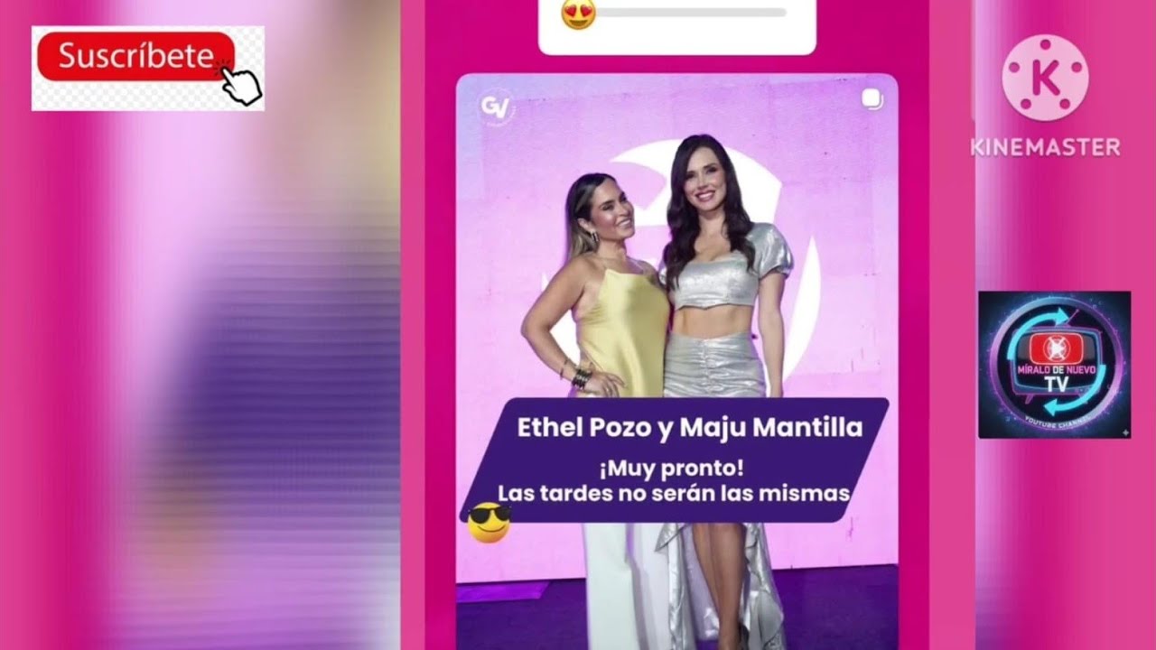 Maju Mantilla y Ethel juntas en nuevo programa de Panamericana TV.