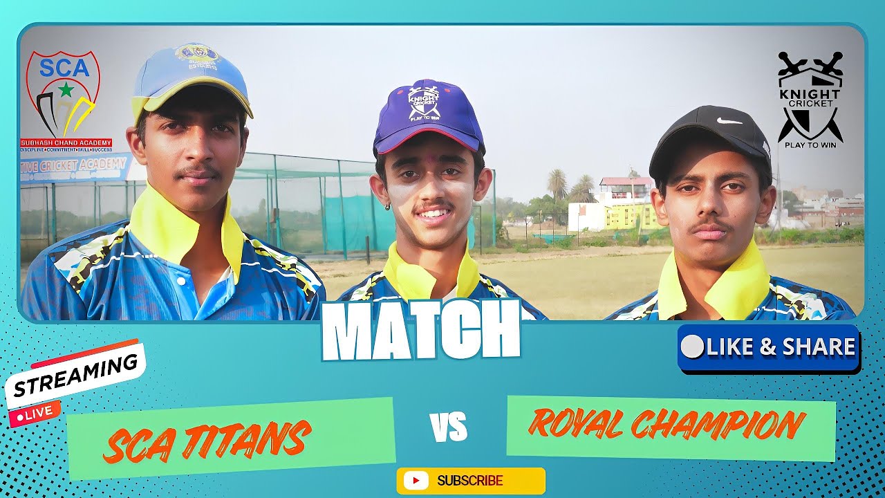 Royal Champion vs SCA Titans - The Clash of Legends #cricket