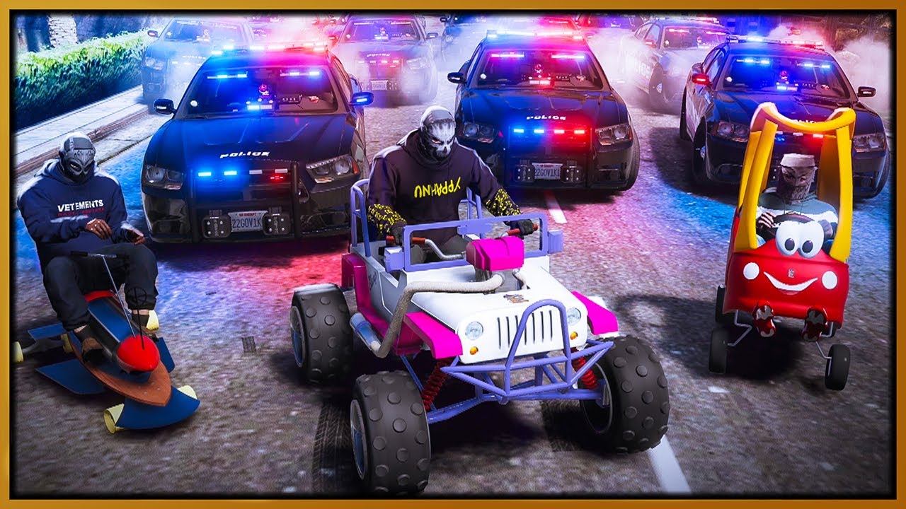 I Tricked my Friends with Mystery Getaway Vehicles in GTA 5 RP