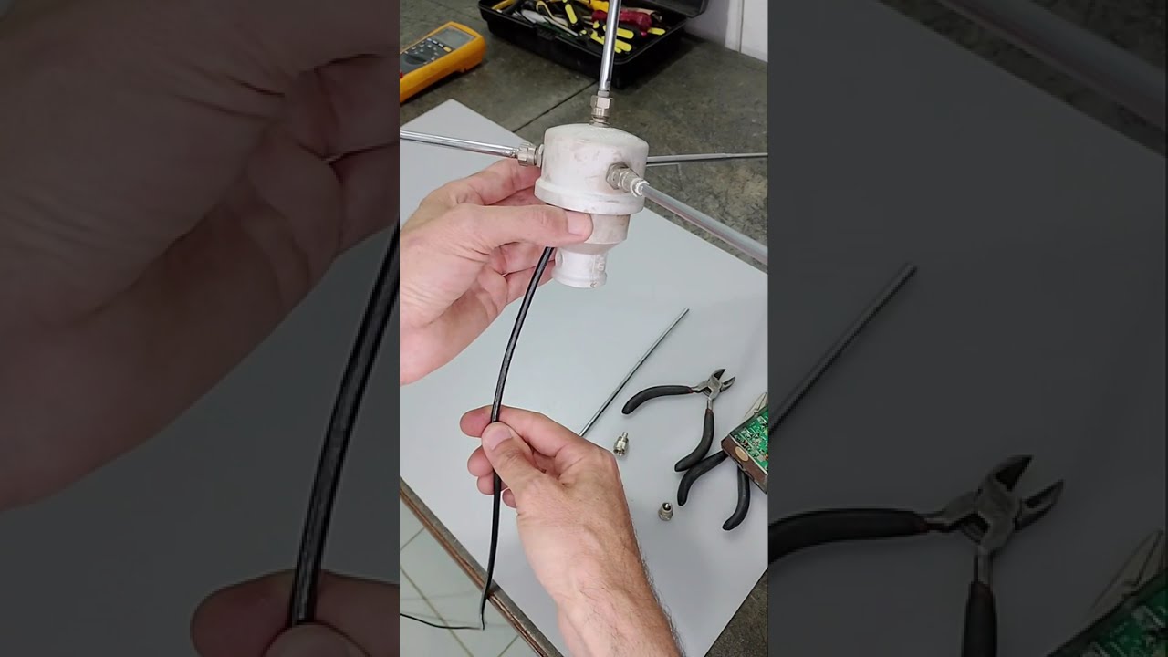 Antena Caseira para faixa de Aviação de fácil construção! 