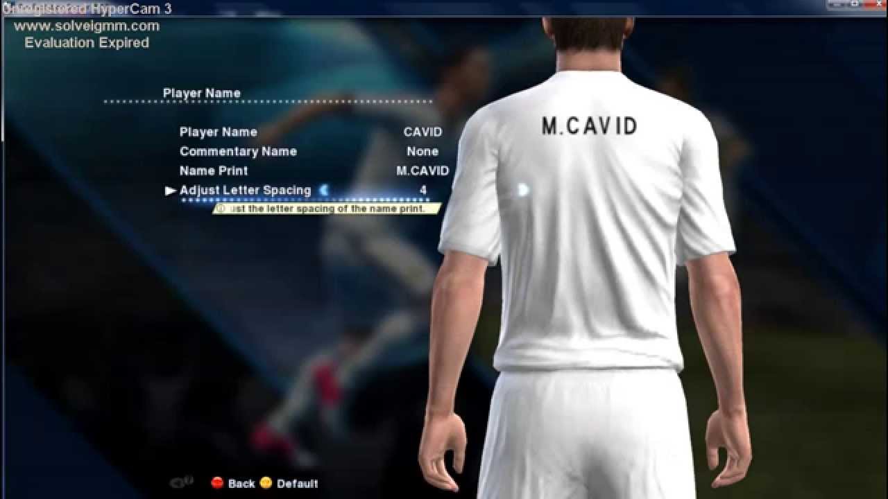 PES 2013   create player- M.Cavid