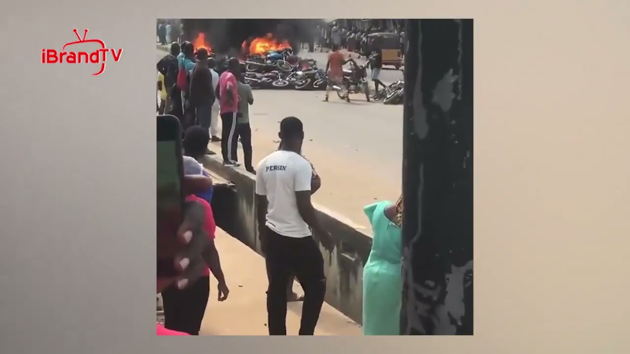 Unrest At Jakande Gate, Isolo, Lagos