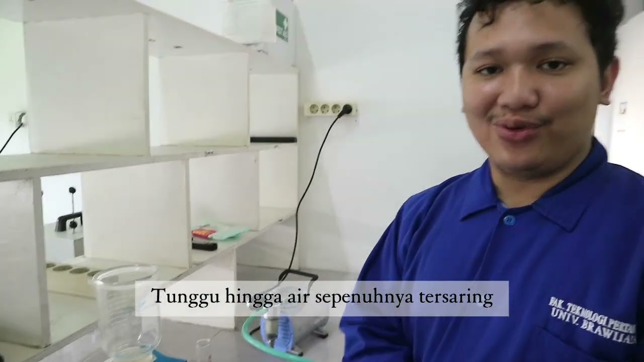 VIDEO PRAKTIKUM KIMIA LINGKUNGAN : Materi Turbiditas dan Zat Padat