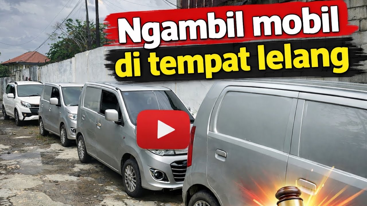 Jemput mobil dagangan di tempat lelang