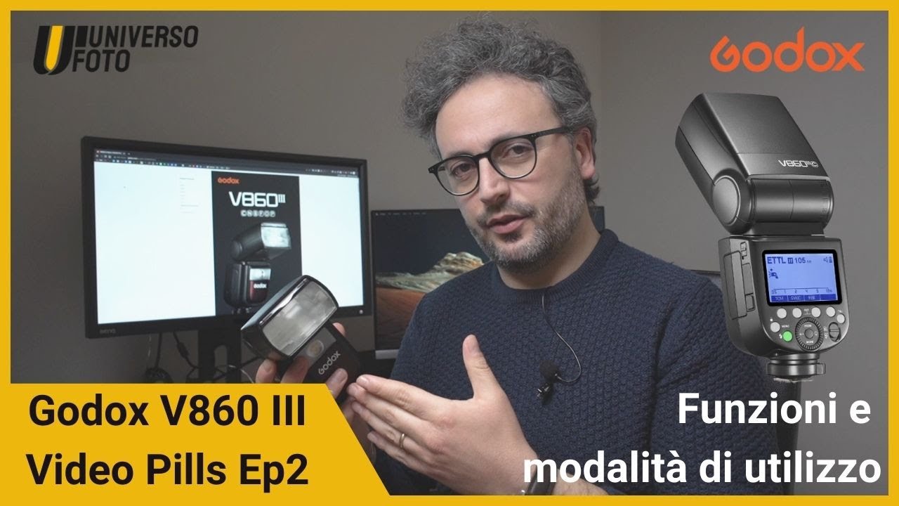 Godox V860 III Video Pills Ep2: Panoramica delle funzioni e delle sue modalità di utilizzo!