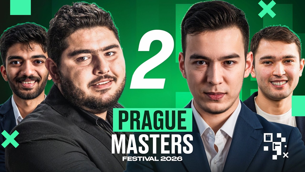 Yakubboev vs Gukesh, Abdusattorov vs Maghsoodloo - Prague Masters 2-tur (O'zbek tilida)