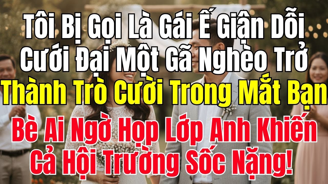 Tôi Bị Gọi Là Gái Ế Giận Dỗi Cưới Đại Một Gã Nghèo Trở Thành Trò Cười Trong Mắt Bạn Bè Ai Ngờ...