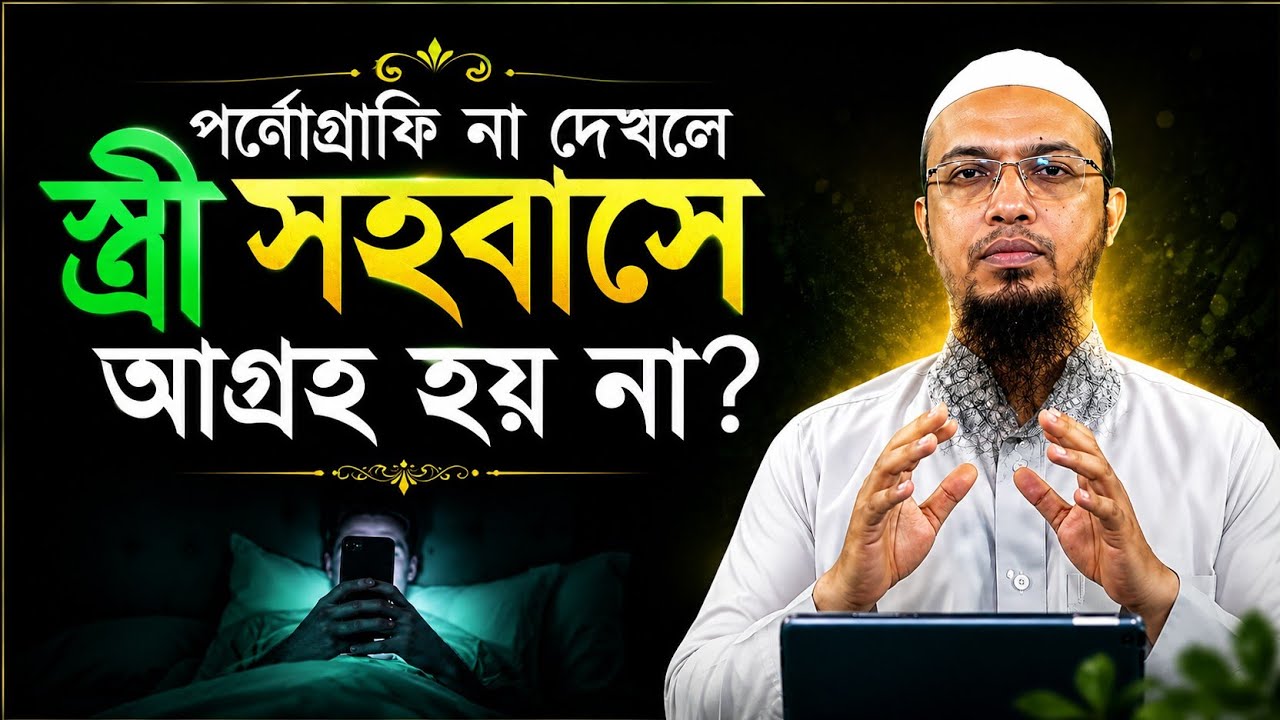 প’র্ণো/গ্রা’ফি না দেখলে স্ত্রী মি’ল’নে ইচ্ছা জাগে না? জবাবে যা বললেন শায়খ আহমাদুল্লাহ।