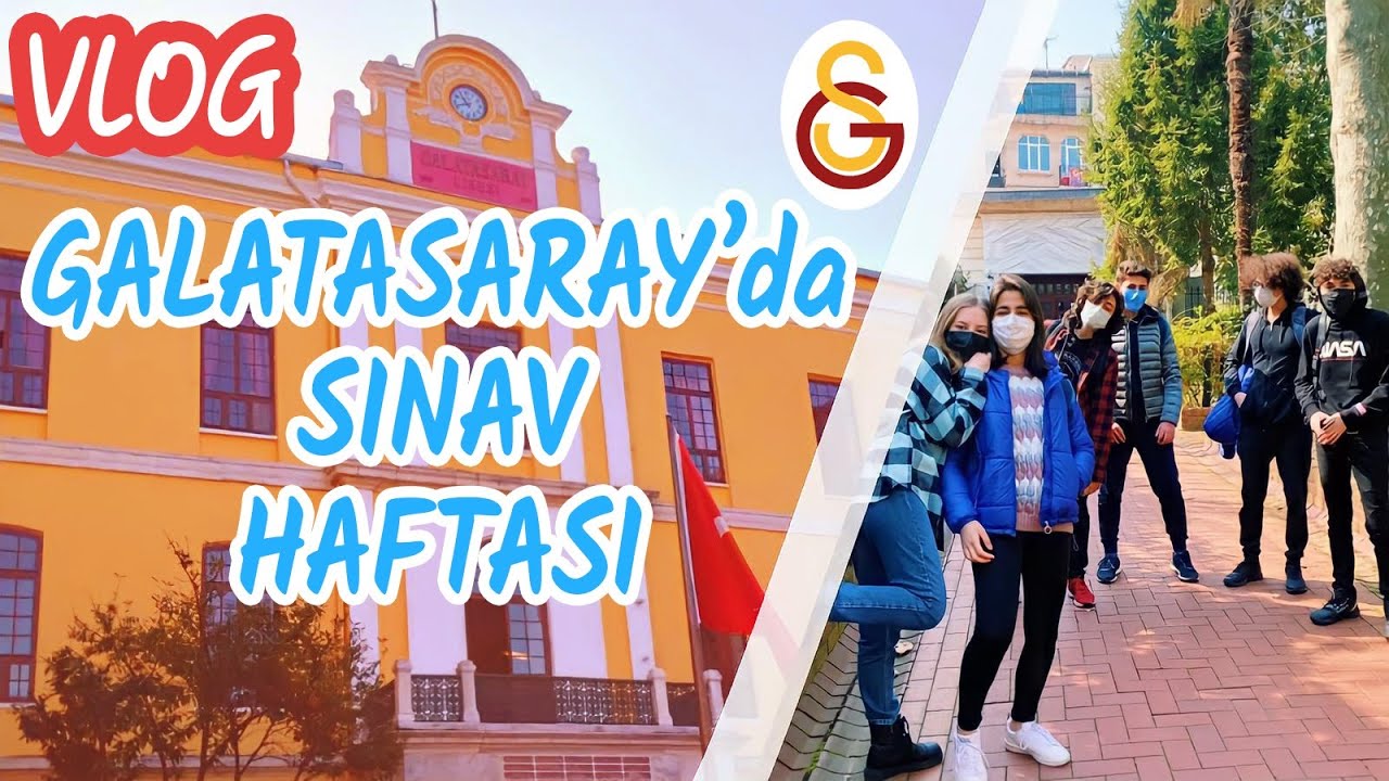 GALATASARAY LİSESİ'NDE SINAV HAFTASI | SONUNDA OKULA GİDEBİLDİK🤯 | 
