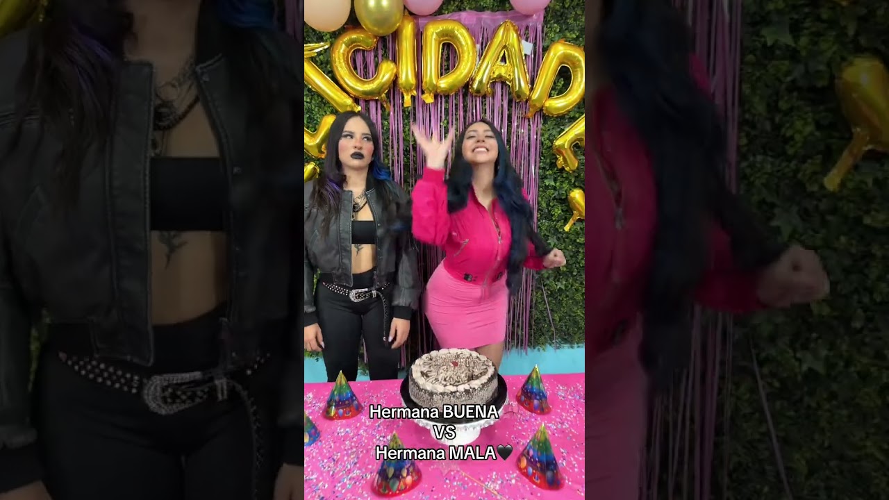 Hermana BUENA 💕 vs Hermana MALA 🖤⛓️ Corran a verlo: Karen Bustillos 👈🏻
