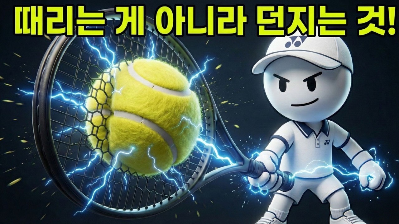 알카라스가 공을 때리지 않고 '던진다'고 말하는 과학적 이유